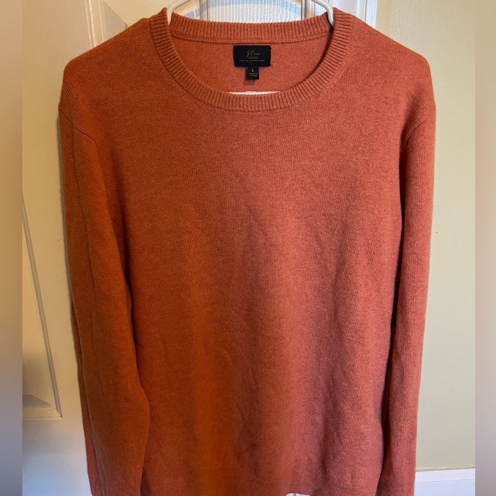 Large J Crew 100 percent cashmere sweater